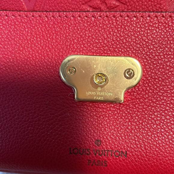 Louis Vuitton Vavin in Scarlet Red with twilly - Picture 4 of 17